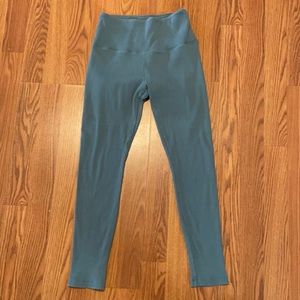 Pink Victoria Secret Ribbed Yoga Leggings